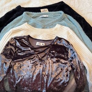 Hollister sweaters and shirt